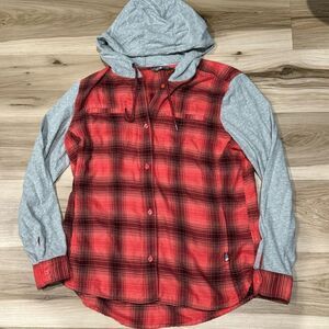 The North Face Flannel Button Down Sweatshirt Top Women’s Medium